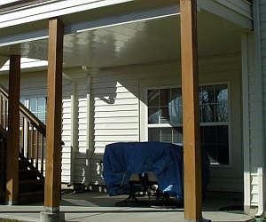 Finished Patio Ceiling